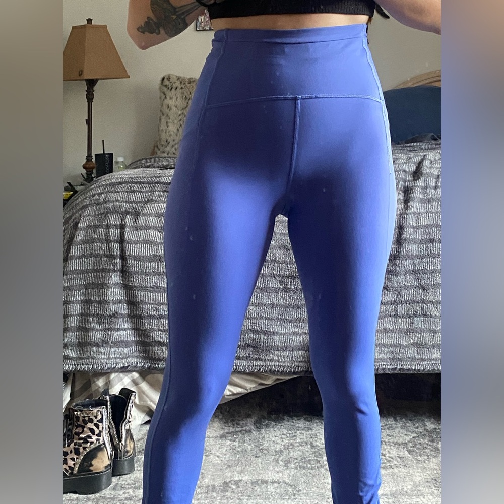 lululemon athletica Blue High-Waisted Leggings